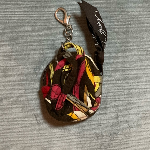 Vera Bradley Mini Backpack key chain purse charm. - Picture 2 of 8